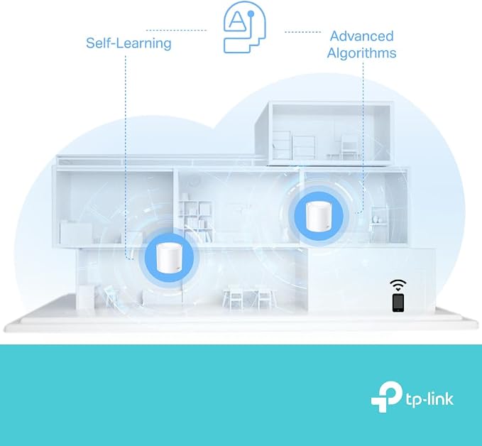 TP-Link Deco X10 Whole Home Mesh Wi-Fi 6 System, AX1500, 3-Pack