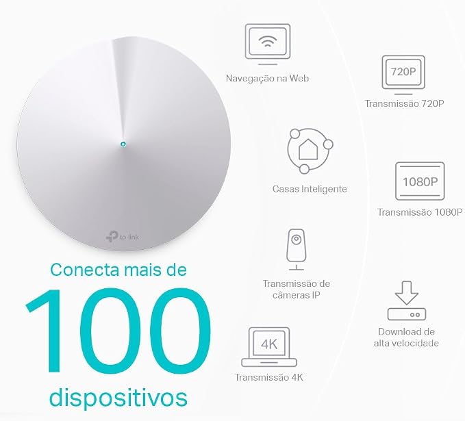 TP-Link Deco M5 Whole Home Mesh Wi-Fi System, AC1300, (2-Pack)