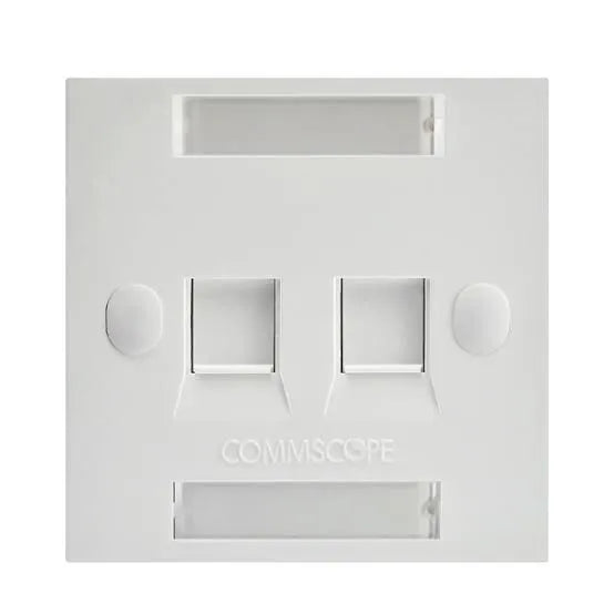 CommScope Double Faceplate