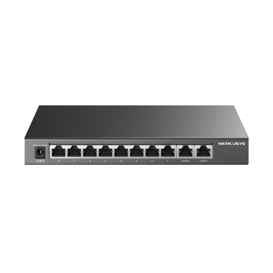 Mercusys MS110GMP 10-Port Gigabit Desktop Switch with 8-Port PoE+