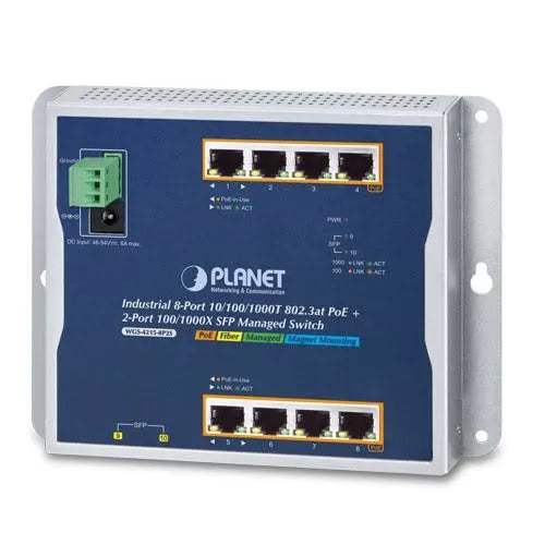 PLANET WGS-4215-8P2S Industrial Ethernet Switch
