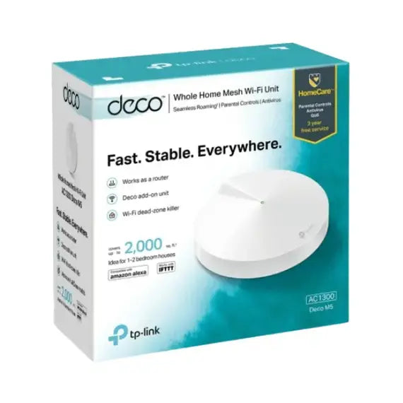TP-Link Deco M5 Whole Home Mesh Wi-Fi System, AC1300 (1-pack)