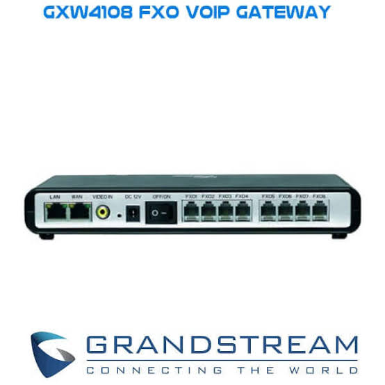 Grandstream FXO Gateway 8RJ11 FXO ports (GXW4108)