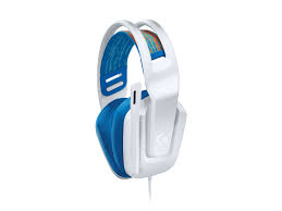 سماعة الألعاب السلكية Logitech G335 باللون الأبيض