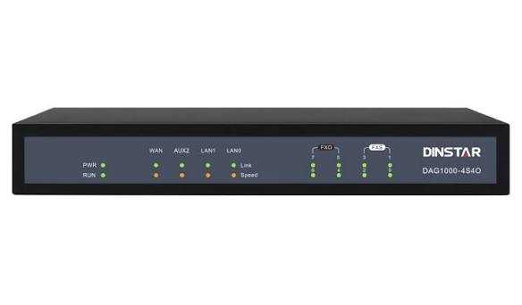 Dinstar- DAG1000-4S 4 FXS Analog VoIP Gateway
