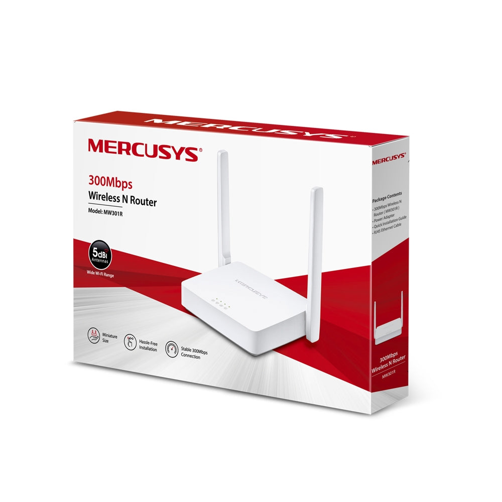 MERCUSYS N300 Wireless WiFi Router MW301R