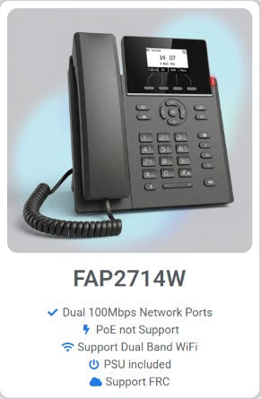 FiberMe FAP2714W Wi-Fi IP Phone