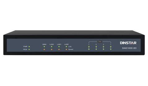 Dinstar- (DAG1000-2O-2 * FXO Analog VoIP Gateway)