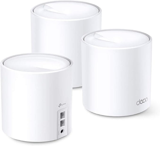 TP-Link Deco X20 Whole Home Mesh Wi-Fi 6 System, AX1800, 3-Pack