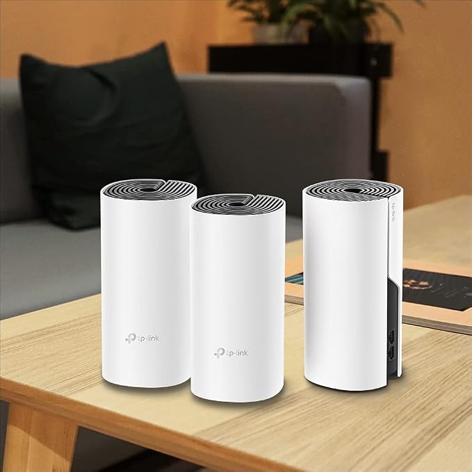 TP-Link Deco M4 Whole Home Mesh Wi-Fi System, AC1200, 3-Pack