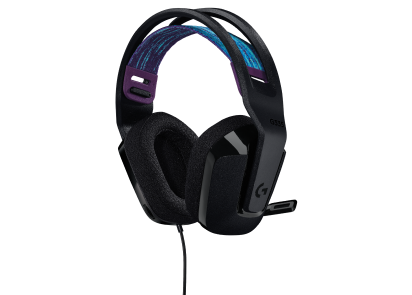 سماعة الألعاب السلكية Logitech G335 باللون الأسود