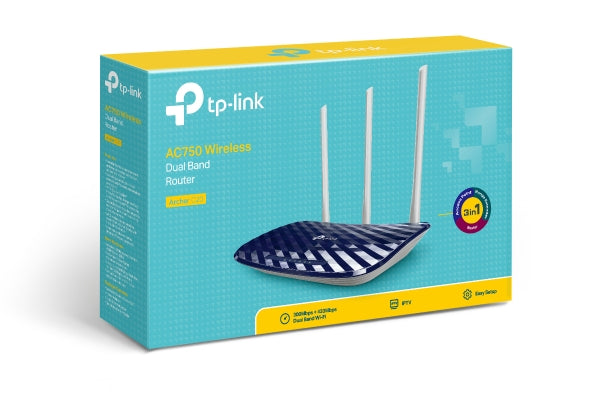 TP-Link Archer C20 Dual Band Access Point/ Wireless Router, AC750