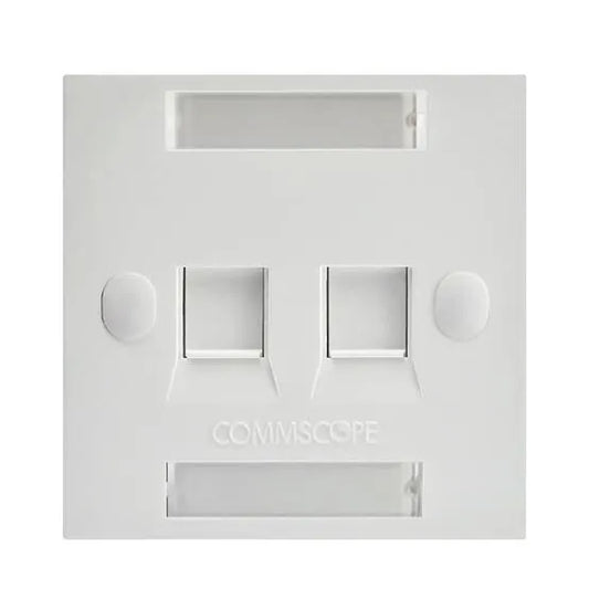 CommScope Double Faceplate