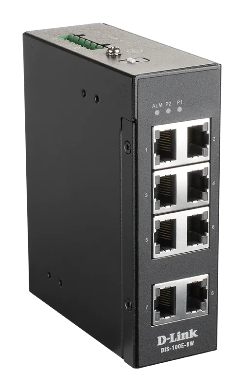 D-Link DIS-100E-8W Industrial Ethernet Switch