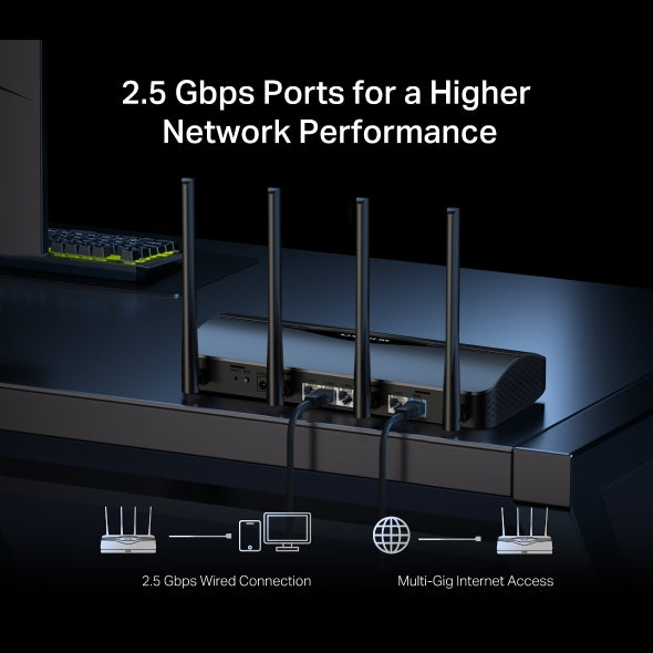 Mercusys MR27BE | BE3600 Dual Band Wi-Fi 7 Router