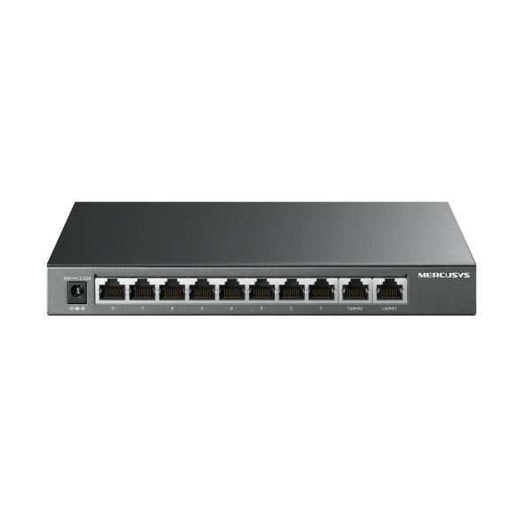 Mercusys MS110GMP 10-Port Gigabit Desktop Switch with 8-Port PoE+
