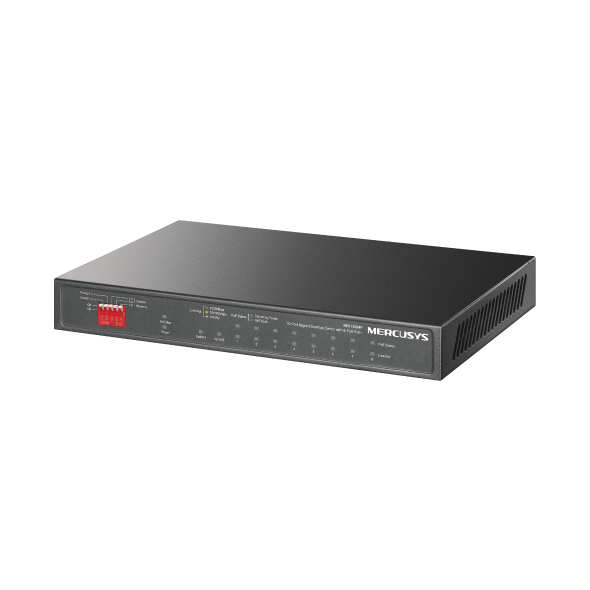 Mercusys MS110GMP 10-Port Gigabit Desktop Switch with 8-Port PoE+