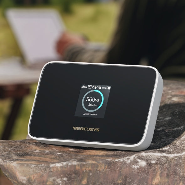 MERCUSYS MT115 Portable WiFi 6 MiFi, 4G Router with SIM Slot, AX300