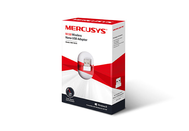 Mercusys mw150us n150 wireless nano usb adapter ,White