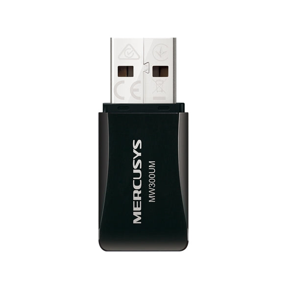 MERCUSYS, N300 Wireless Mini USB Adapter, MW300UM