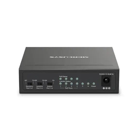 Mercusys MS106LP Desktop PoE+ Switch 6-Port Fast Ethernet 10/100Mbps