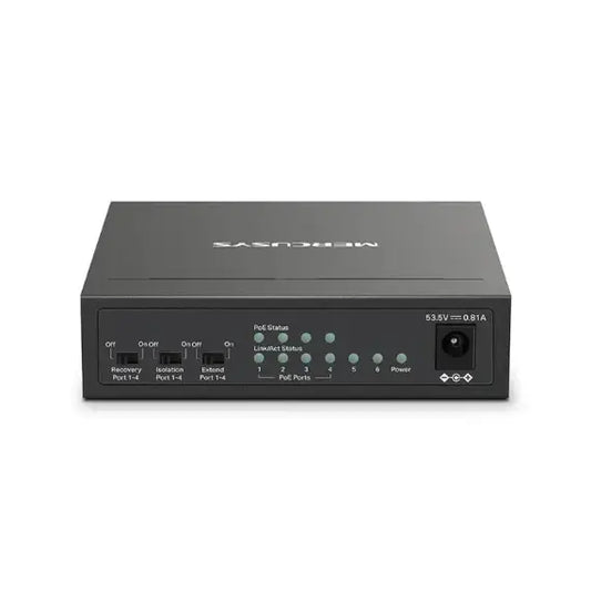 Mercusys MS106LP Desktop PoE+ Switch 6-Port Fast Ethernet 10/100Mbps