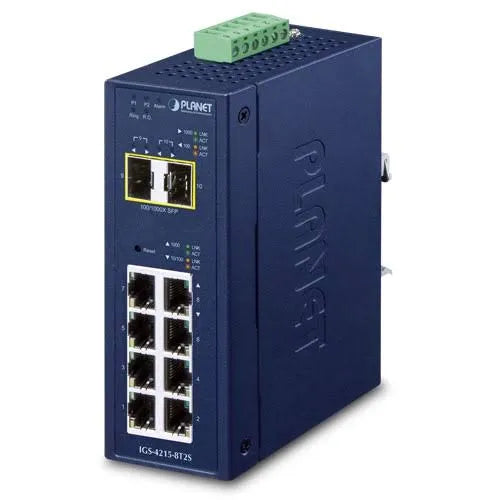 PLANET IGS-4215-8T2S Industrial Ethernet Switch