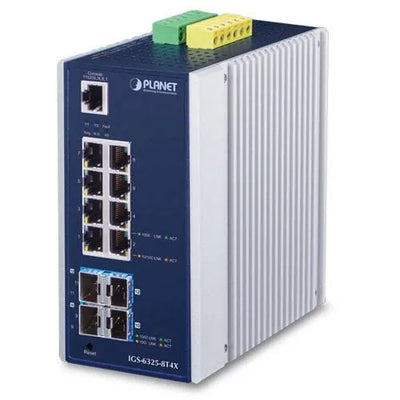 PLANET IGS-6325-8P4X Industrial Ethernet Switch