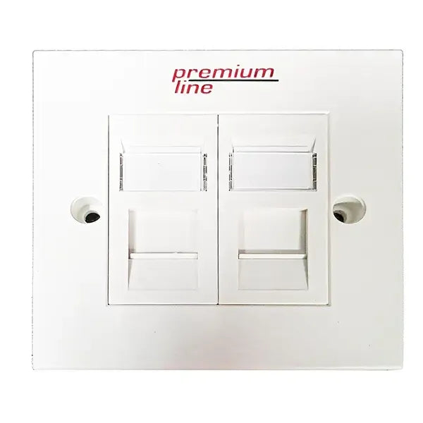 Premium Line Double Faceplate