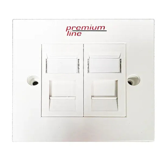 Premium Line Double Faceplate