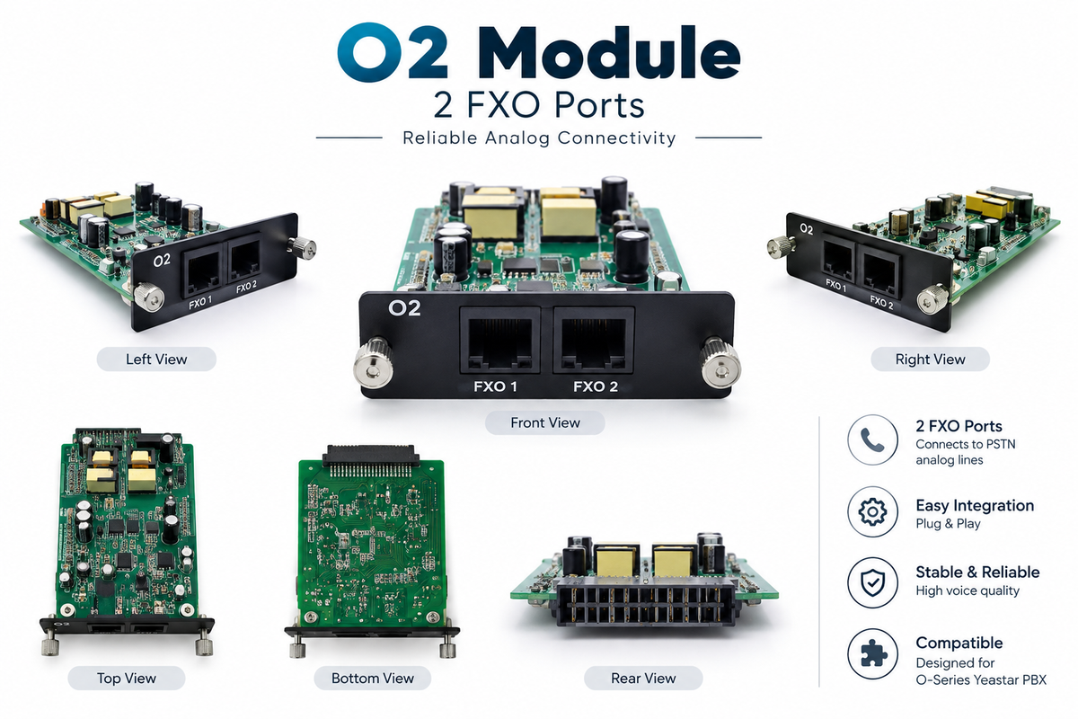 Yeastar O2 Module - 2 FXO Ports