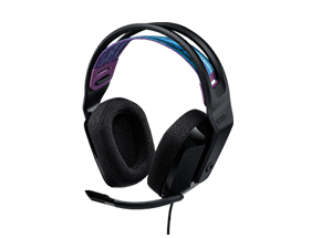 سماعة الألعاب السلكية Logitech G335 باللون الأسود