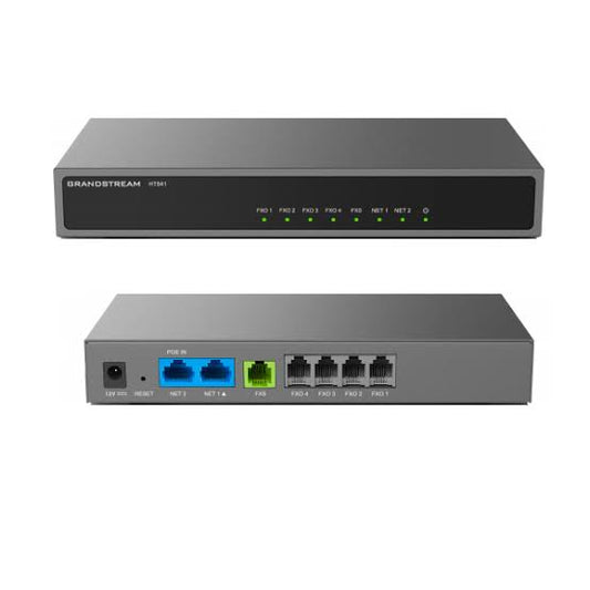 Two network switches with different port configurations on a white background