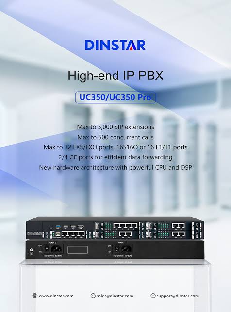 Dinstar - UC350/UC350 Pro High-end IP PBX