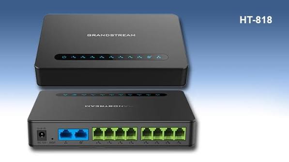 GrandStream 8-port VoIP gateway (HT818 v2)