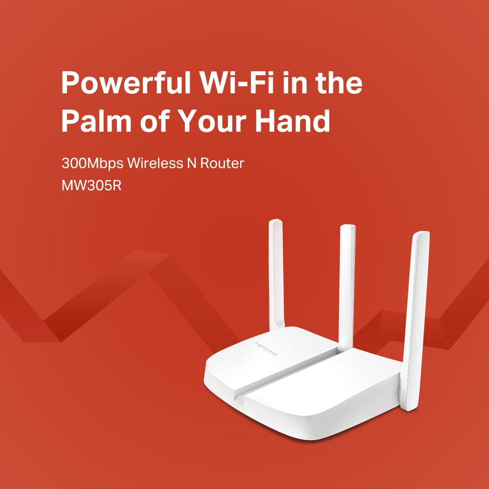 Mercusys MW305R Wireless N Router, 300Mbps