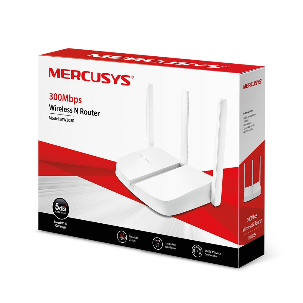 Mercusys MW305R Wireless N Router, 300Mbps